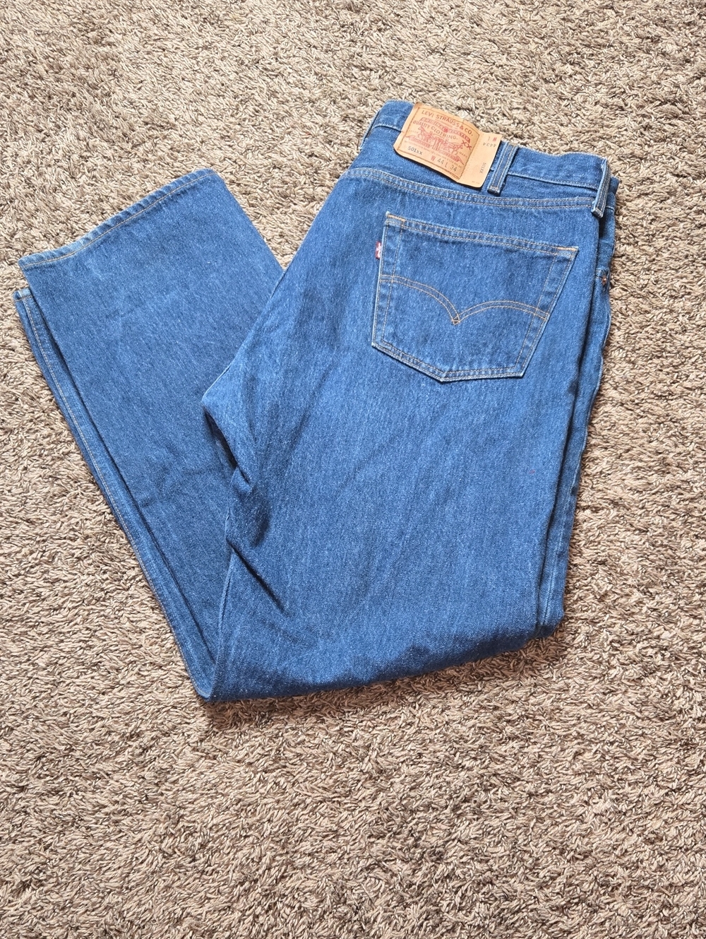 Levi's Levi Jeans 501xx 44 X 34 Button Fly Plus Size Jeans Denim Pants